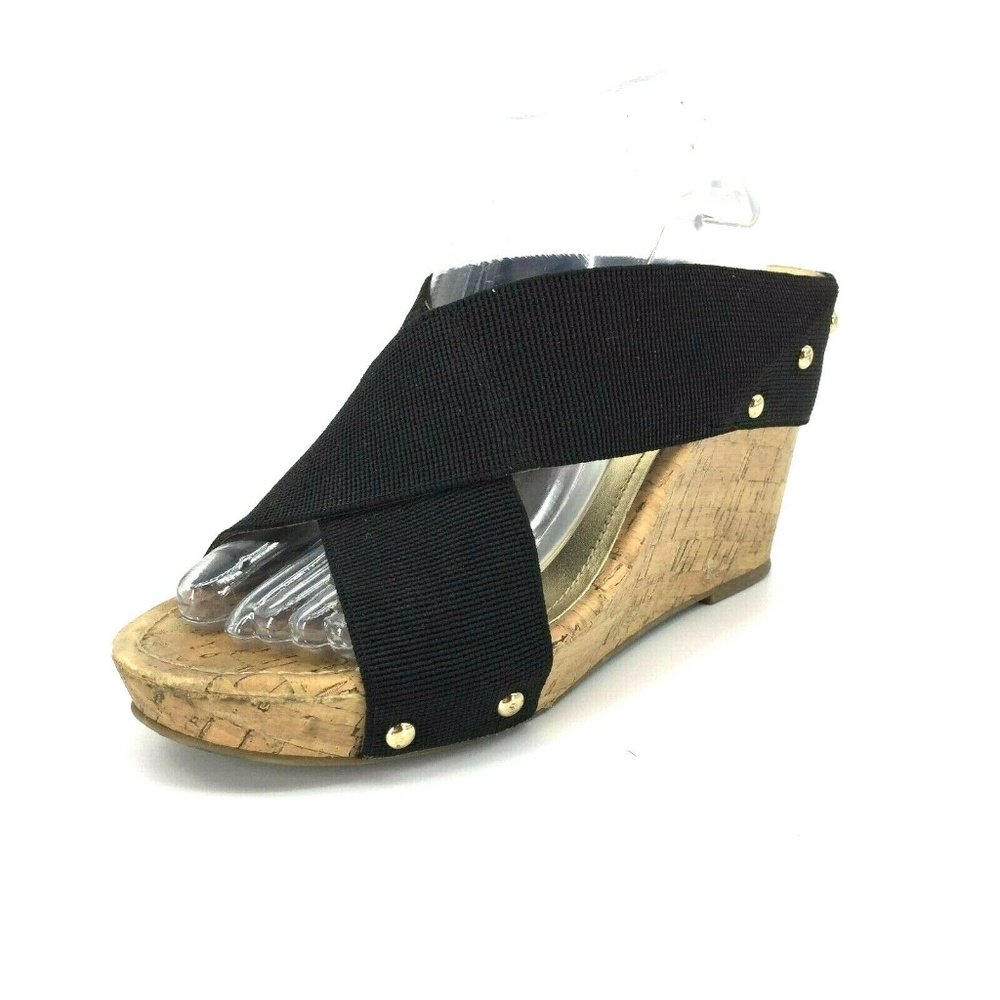 Madden Girl Nautic Cork Wedge Slide Size 8.5